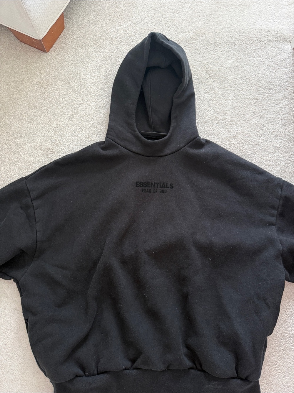 Essentials Women’s Black Hooded Sweatshirt